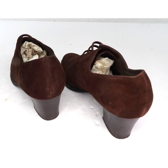 Aerosoles Heely UM Brown Suede 8B Women's Shoe preowned - Picture 3 of 5